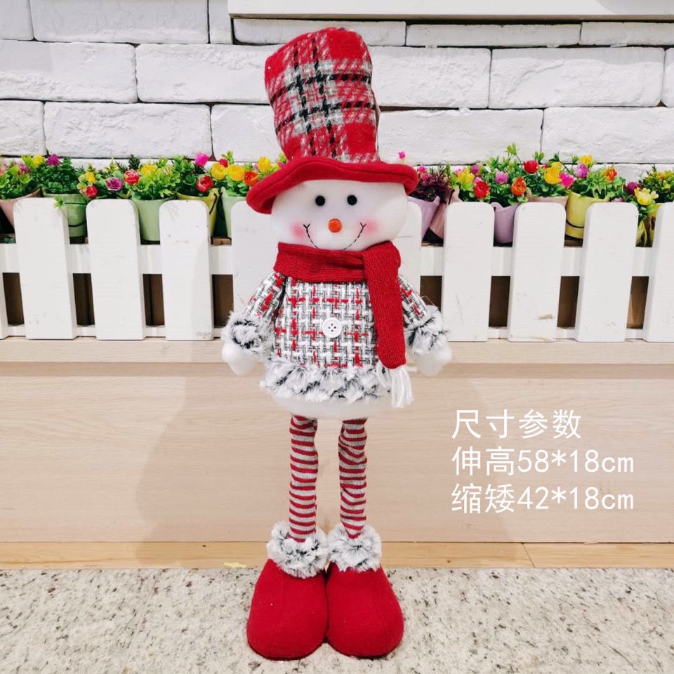 Búp bê ông già nô-en/người tuyết thu gọn được dùng làm quà tặng giáng sinh mới