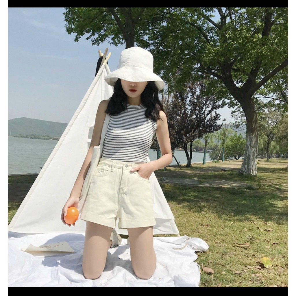 Quần short kaki nữ.#1046.Hàng VNXK.Thời trang Kingjean