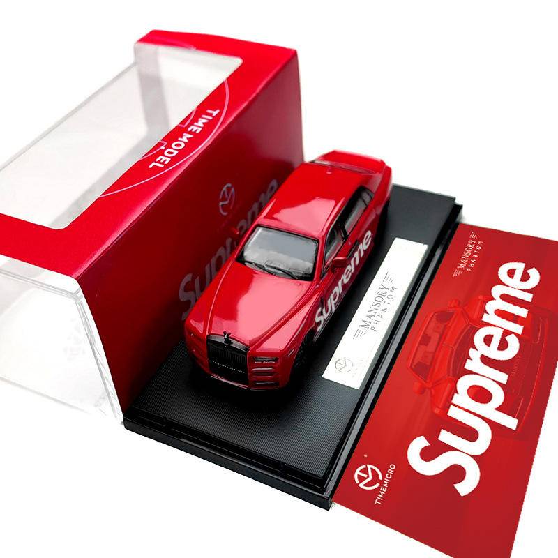 Time Micro 1:64 Rolls Royce Phantom tám thế hệ superme đỏ Bộ sưu tập đồ chơi mô hình ô tô đúc khuôn