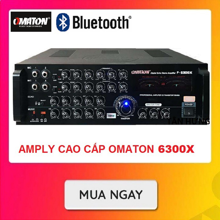 [TPHCM] Amply Bluetooth Cao cấp 20 SÒ OMATON F-6300X