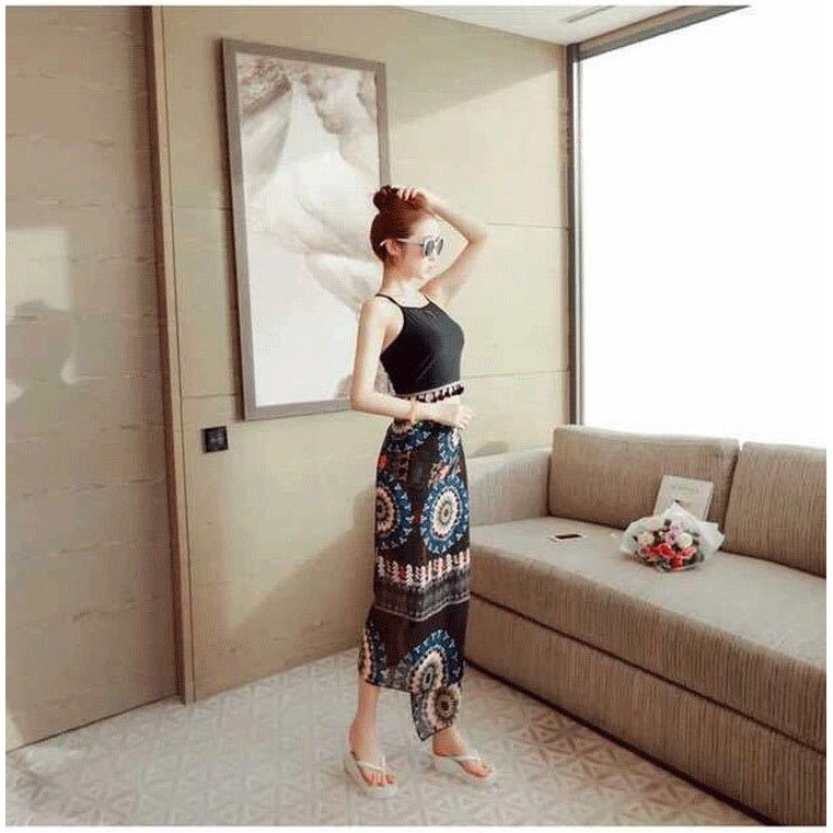 Đồ bơi bikini kèm khăn choàng thời thượng | BigBuy360 - bigbuy360.vn