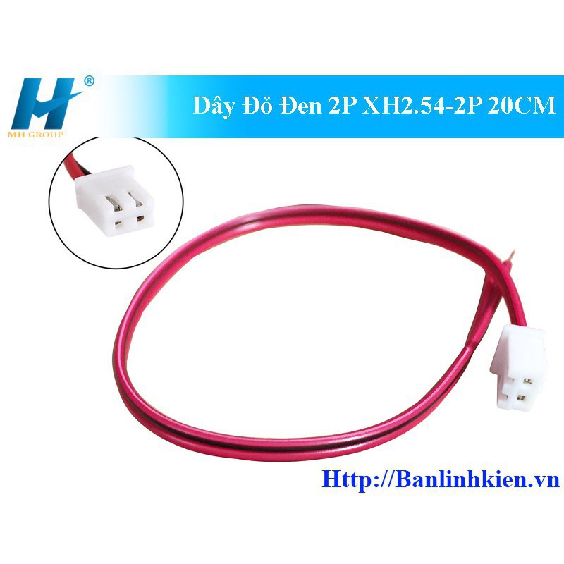 Dây Đỏ Đen 2P XH2.54-2P 20CM