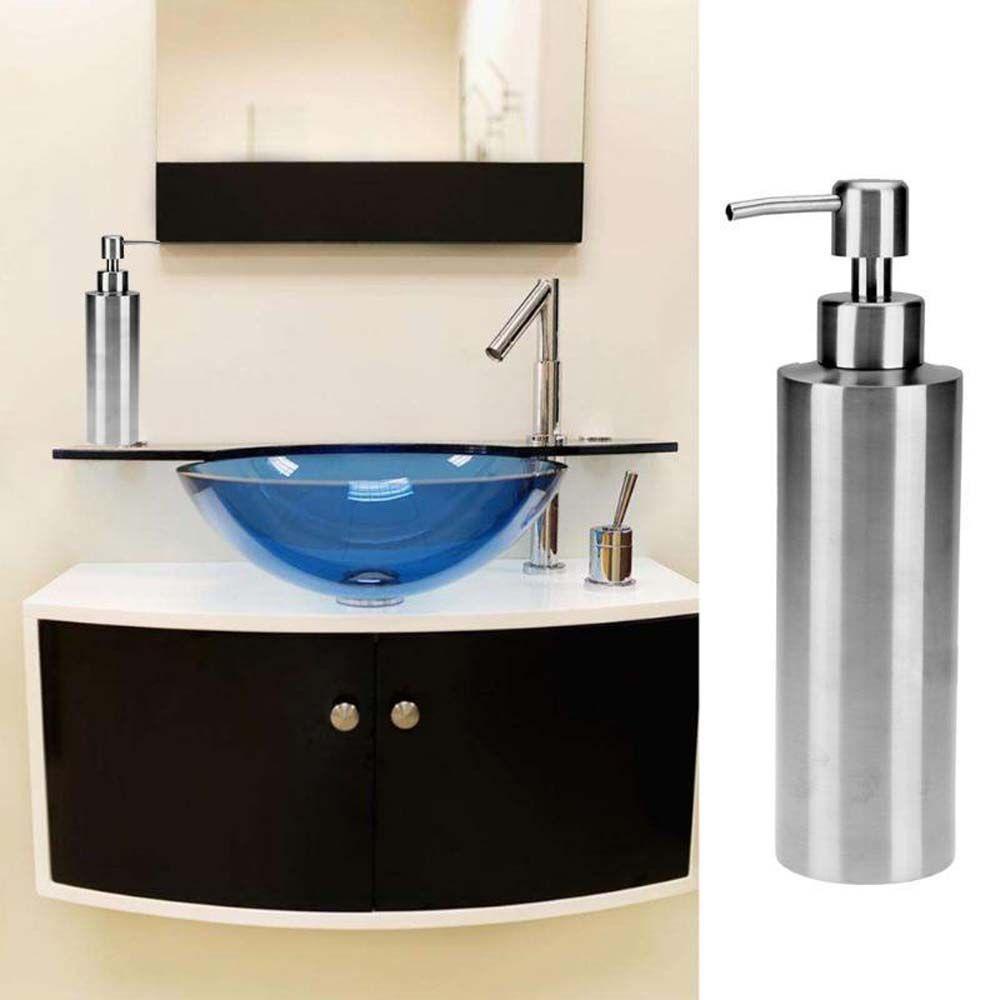 Bình Đựng Xà Phòng Rửa Tay Bằng Thép Không Gỉ 250 / 350 / 550ml