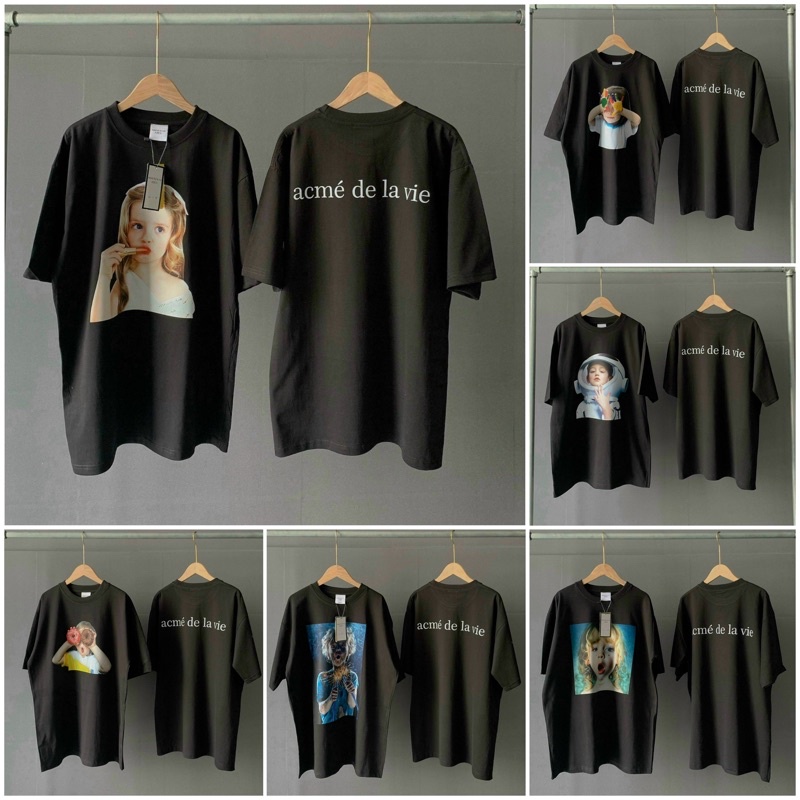 ÁO THUN TAY LỠ ADLV FORM UNISEX NAM NỮ (hình chụp thật)