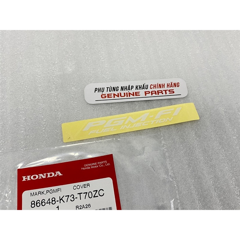 Tem PGM FI WAVE 125i 2019 chính hãng Honda Thailand