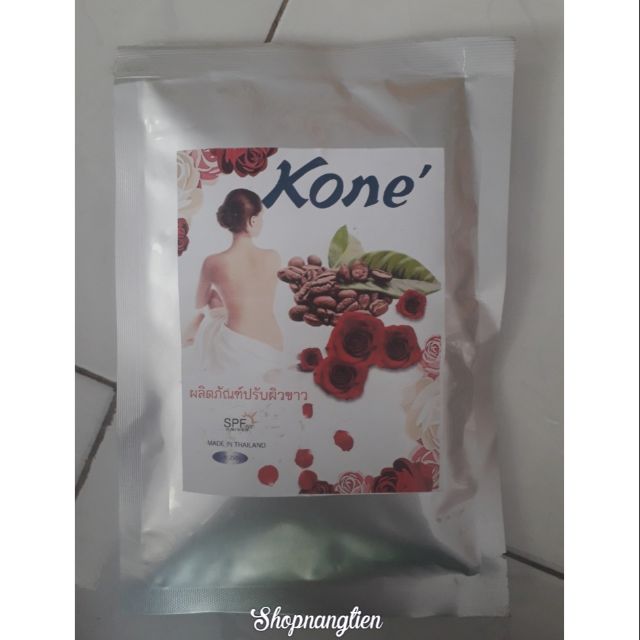 Sỉ 10 gói Tắm kone tinh chất cà phê và hoa hồng ( gói 250g)