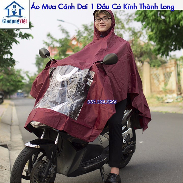 Áo Mưa Cánh Dơi 1 đầu Thành Long Siêu Bền Siêu Rộng