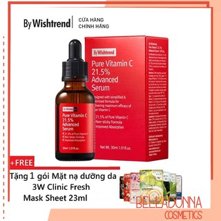 [CHÍNH HÃNG] Tinh Chất Dưỡng Trắng, Làm Mờ Thâm OST Pure Vitamin C 21.5 Advanced Serum+ 1 mặt nạ dưỡng da 3W ngẫu nhiên