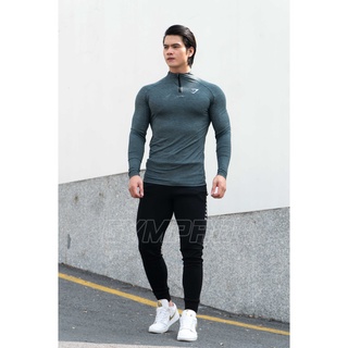 Áo gs dài tay zip 1/4 gs regute⚜️ freeship ⚜️ chất thun lạnh cao cấp ⚜️ hàng đẹp y hình không bai xù