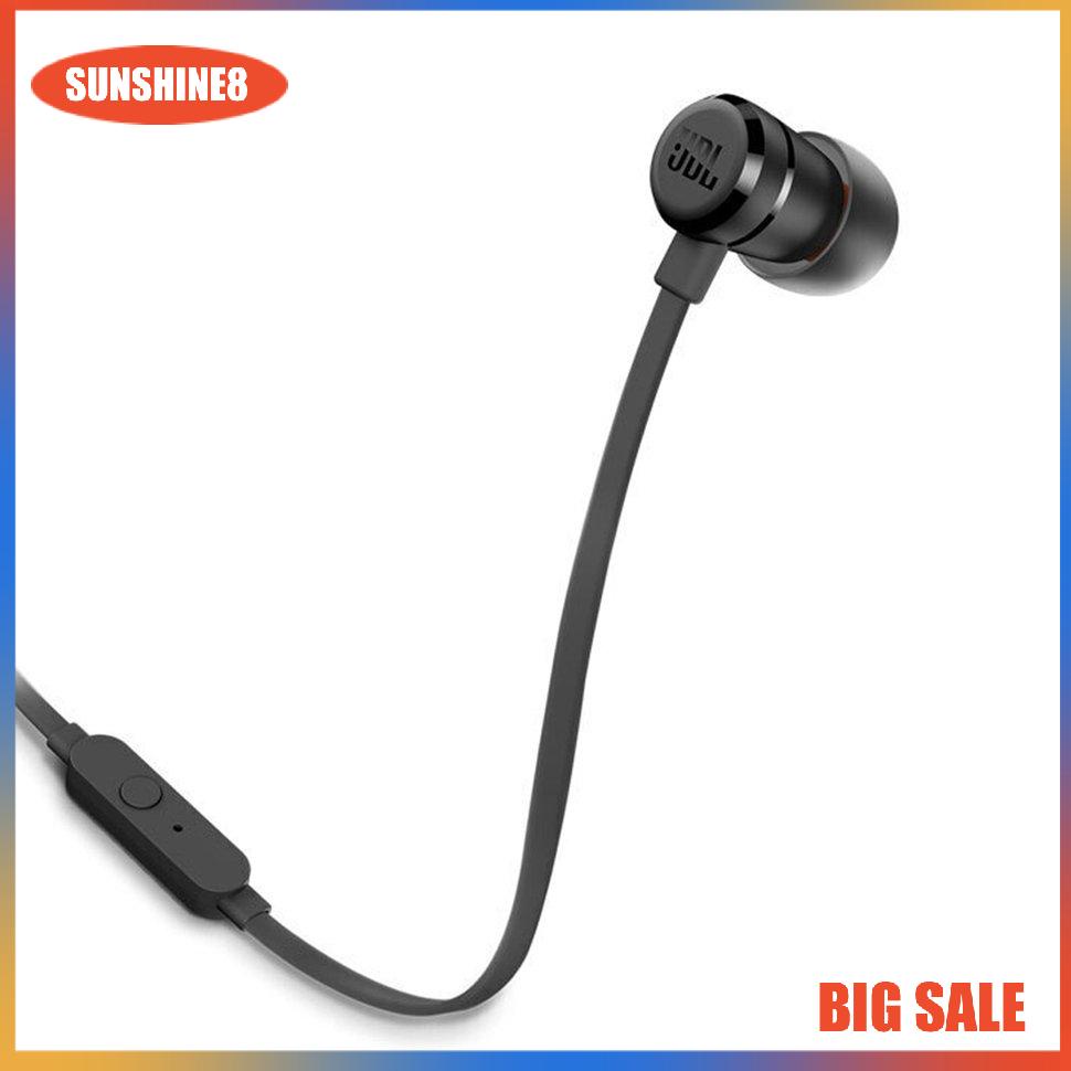 【SUN】JBL T290 In-ear Gaming Sports Music Earphones Wired Stereo Earphones