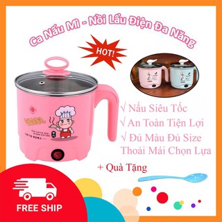 NỒI NẤU LẨU MINI, NỒI NẤU MÌ 1.6L VÀ 1.8L, 2 LỚP SIÊU TIỆN DỤNG