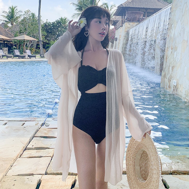 bikini liền mảnh đi biển dấu bụng siêu xinh 2021 | BigBuy360 - bigbuy360.vn