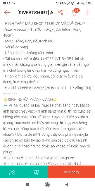 Sweater nỉ 4teenvt defsoul phản quang xanh coban