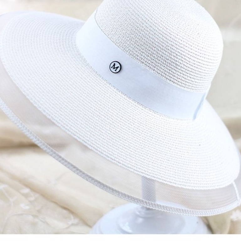 Mũ chữ M vành cước cho nữ đi biển, đi chơi - NÓN CÓI ( ĐI BIỂN ) TIỂU THƯ MỀM VINTAGE CAO CẤP