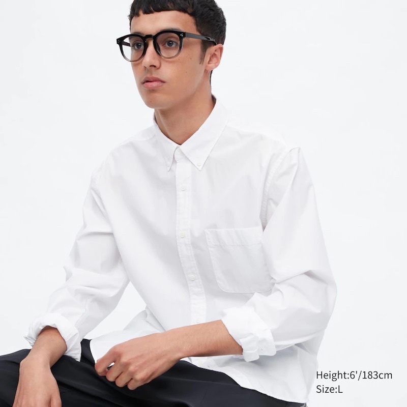 Áo Sơ Mi uniqlo oxford Dài Tay