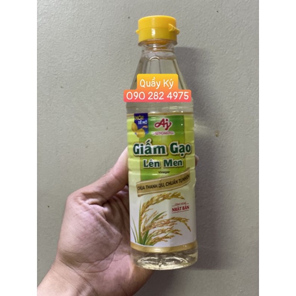 Giấm gạo lên men Ajinomoto chai 400ml