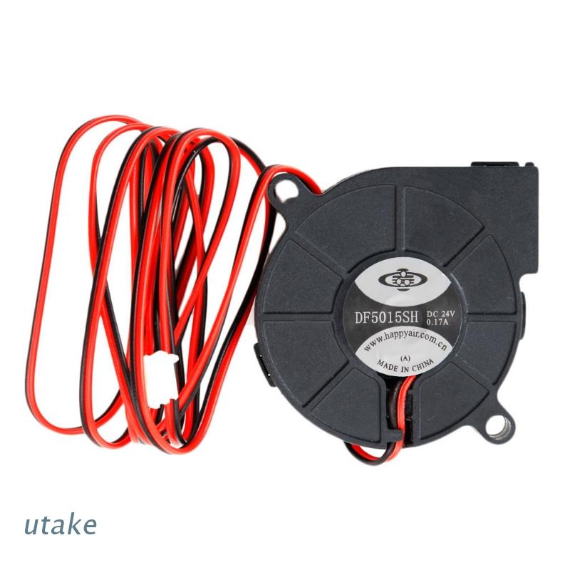 Utake Brushless DC Cooling Turbine Blower Fan 5015 24V 50*62*15mm Durable New