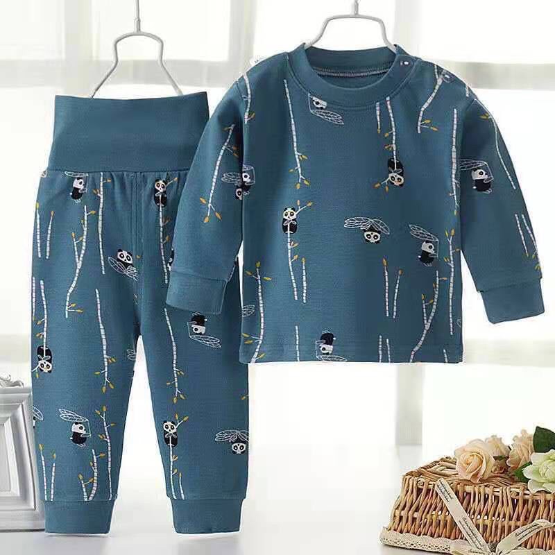 Đồ bộ cotton xuất Hàn cạp cao cho bé nặng từ 5-17kg