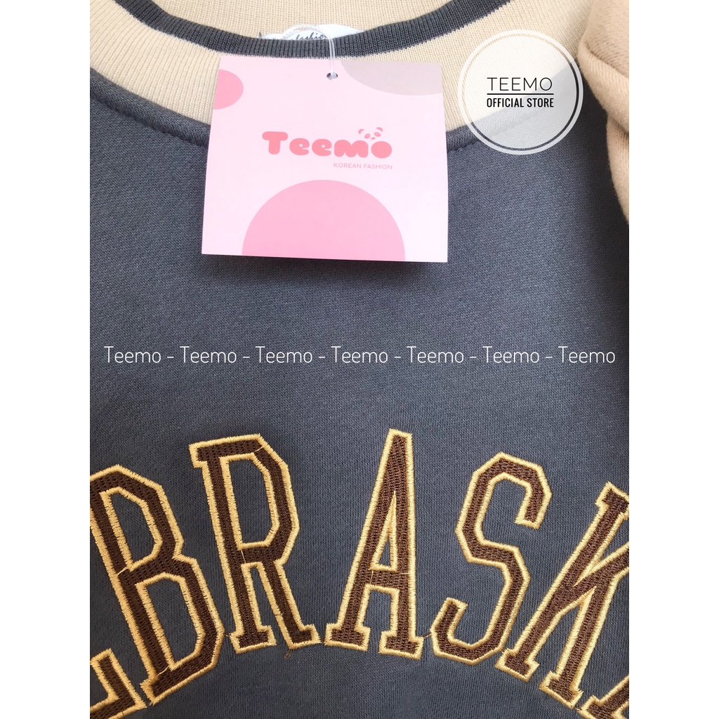 Áo sweater phối màu tay,áo nỉ unisex nam nữ chất dày dặn thu đông 2110A03 (Có sẵn/ảnh thật) | BigBuy360 - bigbuy360.vn