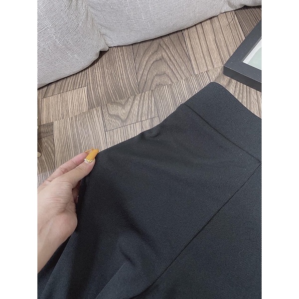Quần legging ống loe chất gân tăm siêu tôn dáng