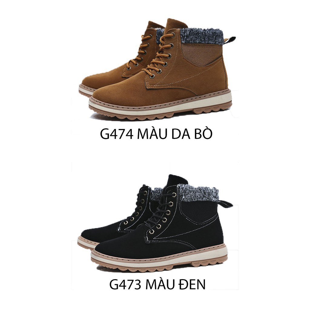 Giày sneaker cổ cao MĐ G474 đế cao su 4cm nhiều màu Có Sẵn ⚡ CHẤT sịn : 2021 ' ¹ $ * ཾ ! ' : | BigBuy360 - bigbuy360.vn