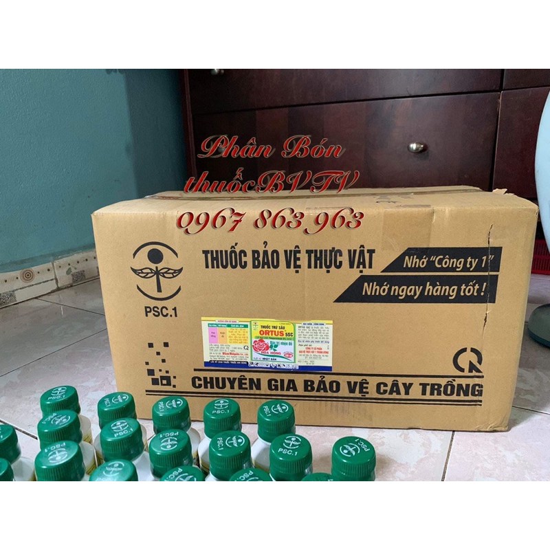 Thuốc trừ nhện đỏ Ortus dạng sữa, không mùi là thuốc đặc hiệu trừ nhện đỏ.Chai 100ml