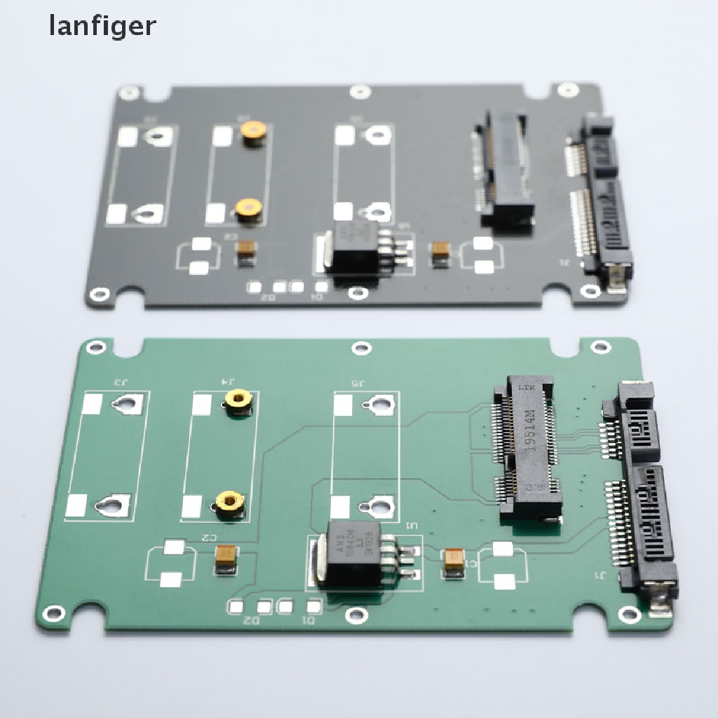 Card Chuyển Đổi Lanf SSD mSATA Sang 2.5 inch SATA 3 Kèm Hộp Đựng 2.5 inch Ốp