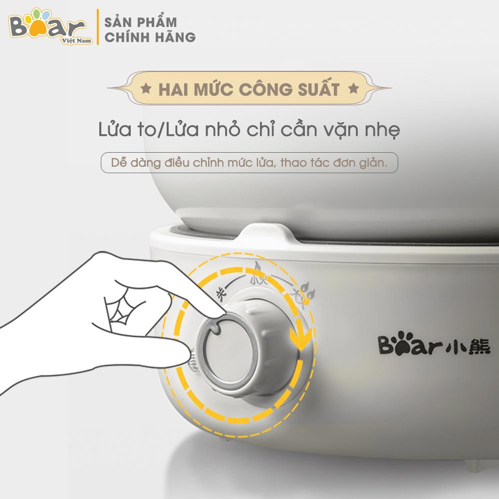 Nồi Điện Đa Năng Dung Tích 2.5L Bear DHG-B25B2