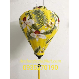 ĐÈN LỒNG HỘI AN VẢI HOA SIZE 40