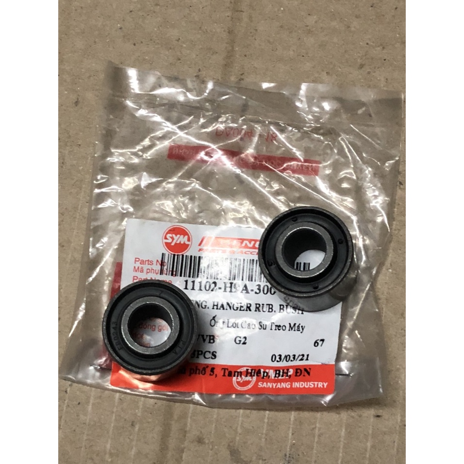 Ắc treo máy/ ổng lõi cao su treo máy xe Shark mã VVB