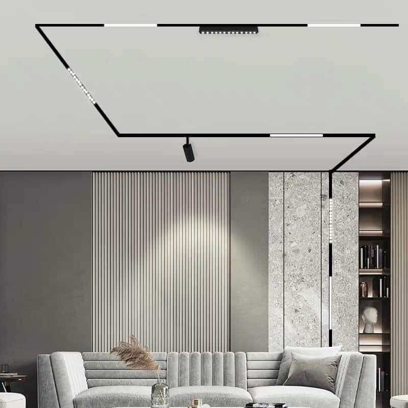 Đèn LED ray nam châm bằng nhôm tản quang tiêu điểm 20w 18w  12w AS trắng vàng