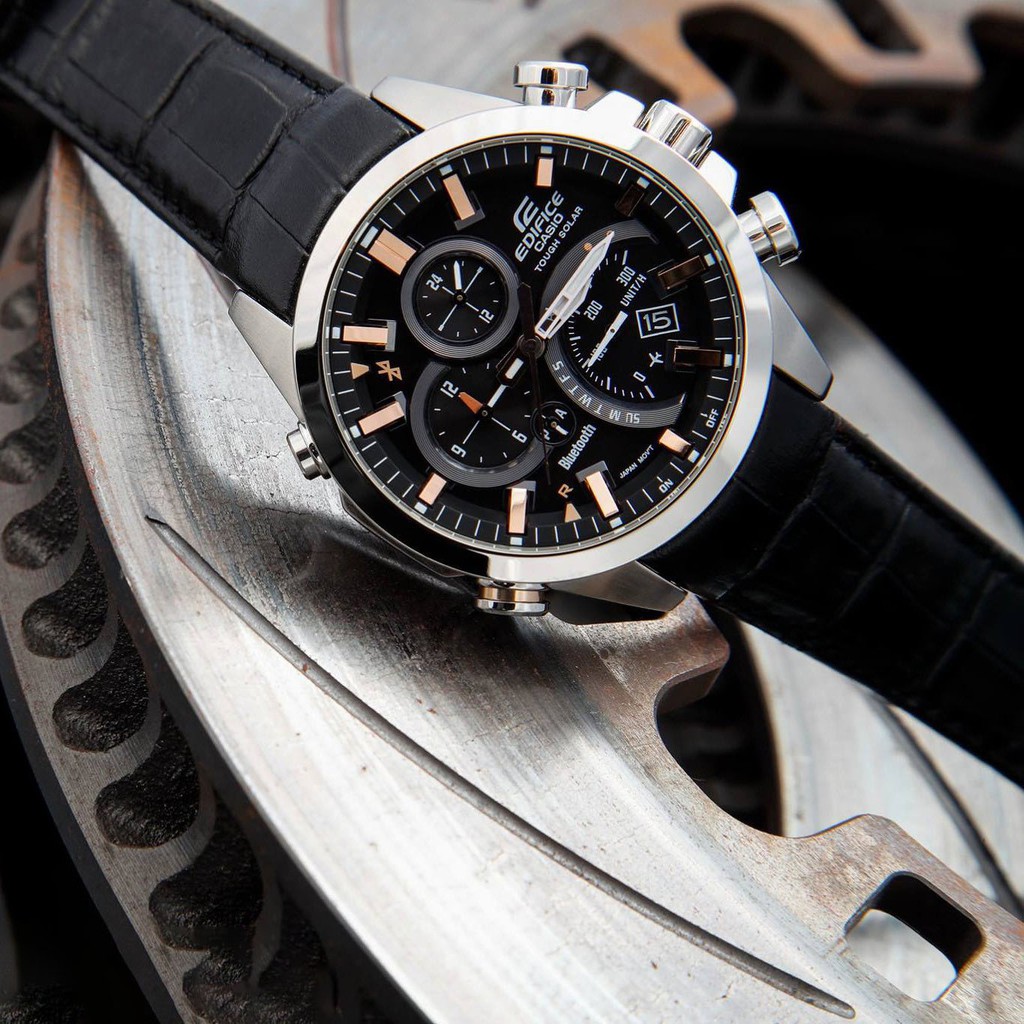 Đồng Hồ Nam Casio Chính Hãng Edifice EQB-500L-1A -Dây Da -Năng lượng mặt trời | BigBuy360 - bigbuy360.vn