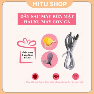 Dây sạc thay thế cho máy rửa mặt Halio, máy rửa mặt con cá