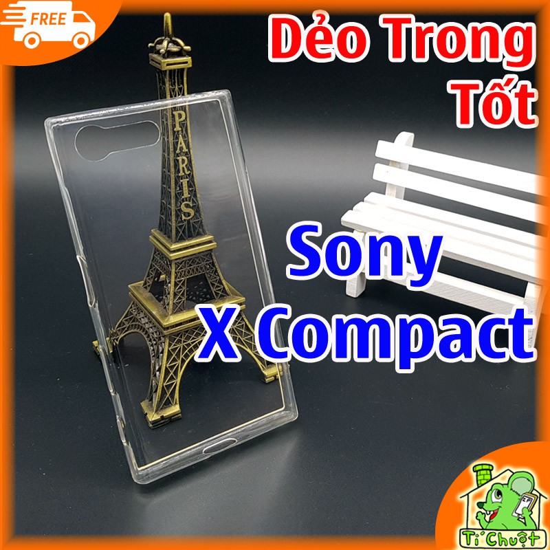 [Ảnh Thật][Loại Tốt] Ốp lưng Sony X Compact F5321 Silicon Dẻo Trong suốt