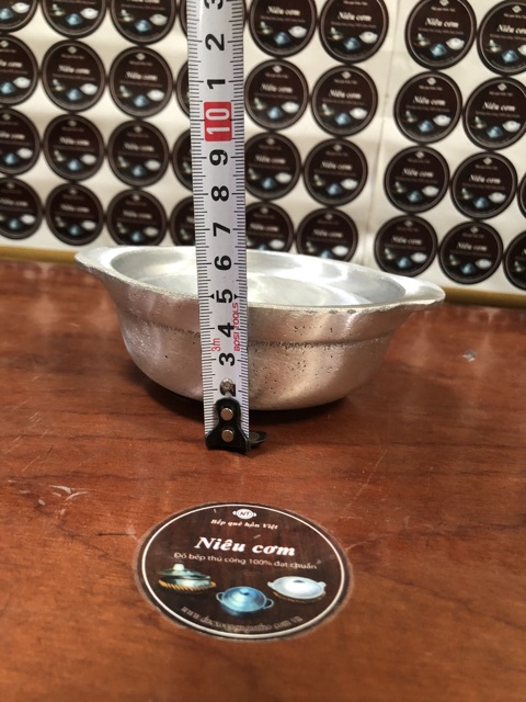Nồi gang đúc 12cm, kho quẹt, đựng mắm