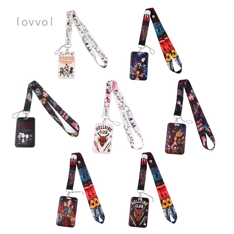Dây Đeo Cổ In Chữ Stranger Things 4 Hellfire Club Cho Điện Thoại / Chìa Khóa / Thẻ Id