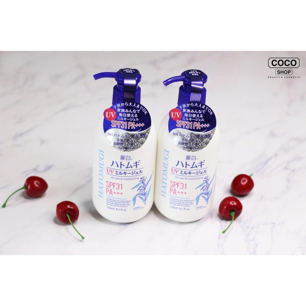 sữa dưỡng thể chống nắng HATOMUGI [Coco Shop]