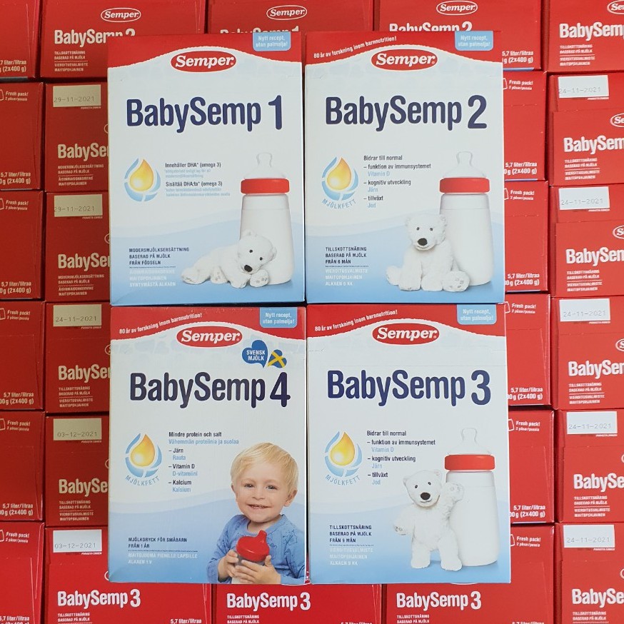 Sữa Semper BabySemp Thụy Điển số 2 - 800gr