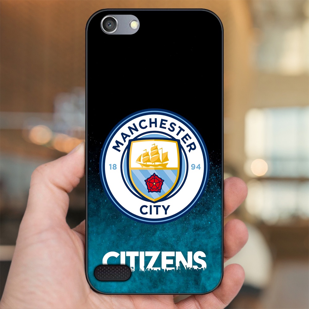 Ốp lưng Oppo A33 Neo 7 viền đen in hình Manchester City MC