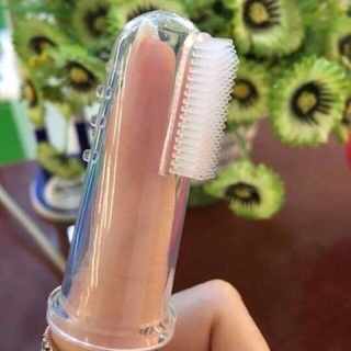Rơ lưỡi sỏ ngón Silicon đánh răng cho bé