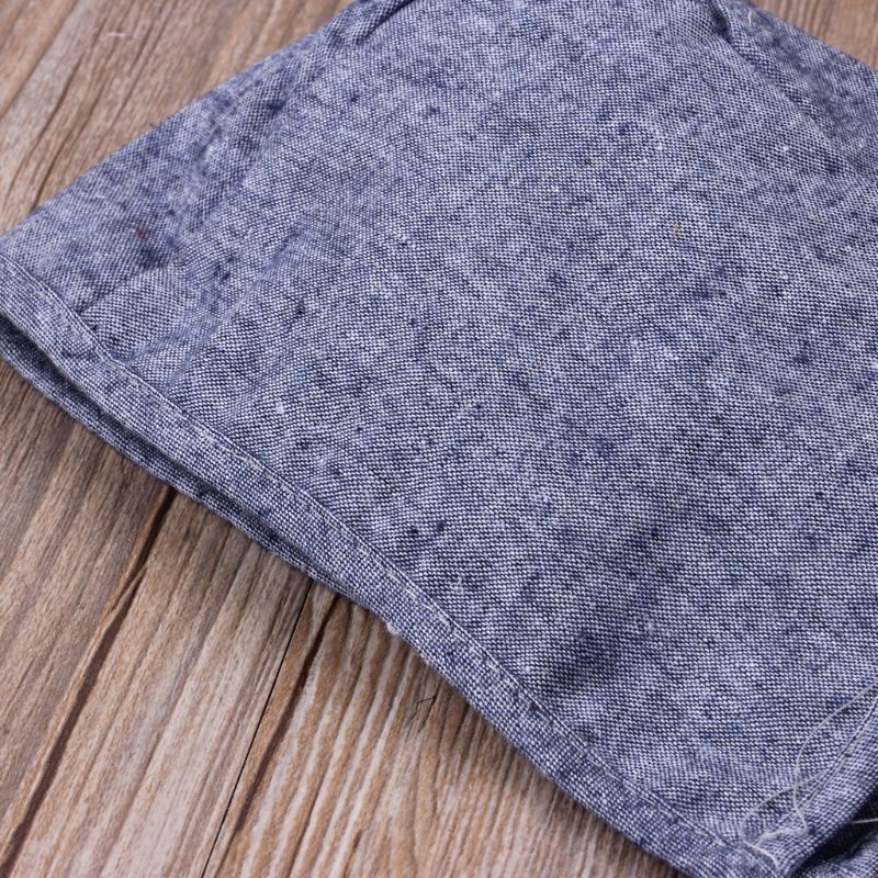 Mũ Beanie Hai Mặt Bằng Vải Lanh Phong Cách Vintage Dành Cho Bé