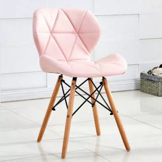 Ghế EAMES màu trắng tựa cánh bướm da simili cao cấp