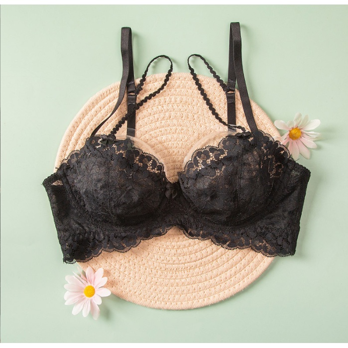 Set Đồ Lót Ren Hoa Nhí Hai Lớp Kèm Hai Dây Siêu Đẹp, Bộ Nội Y Cao Cấp Phong Cách Sexy | BigBuy360 - bigbuy360.vn