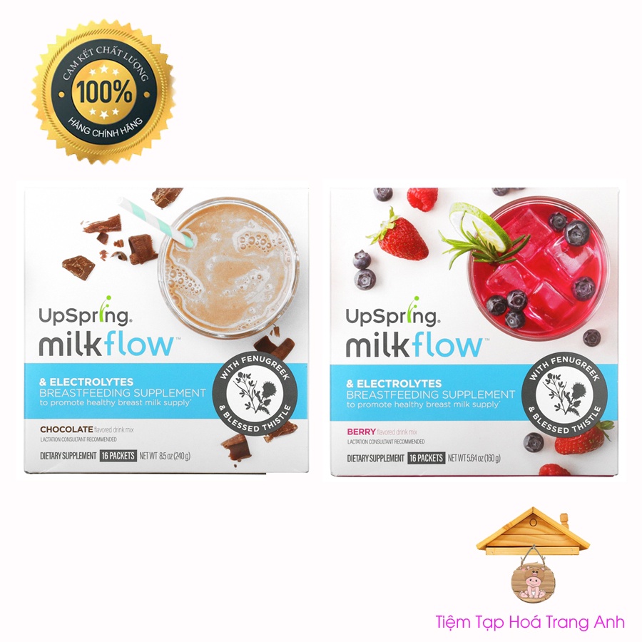 Ngũ cốc lợi sữa Upspring milkflow Mỹ cho mẹ sau sinh
