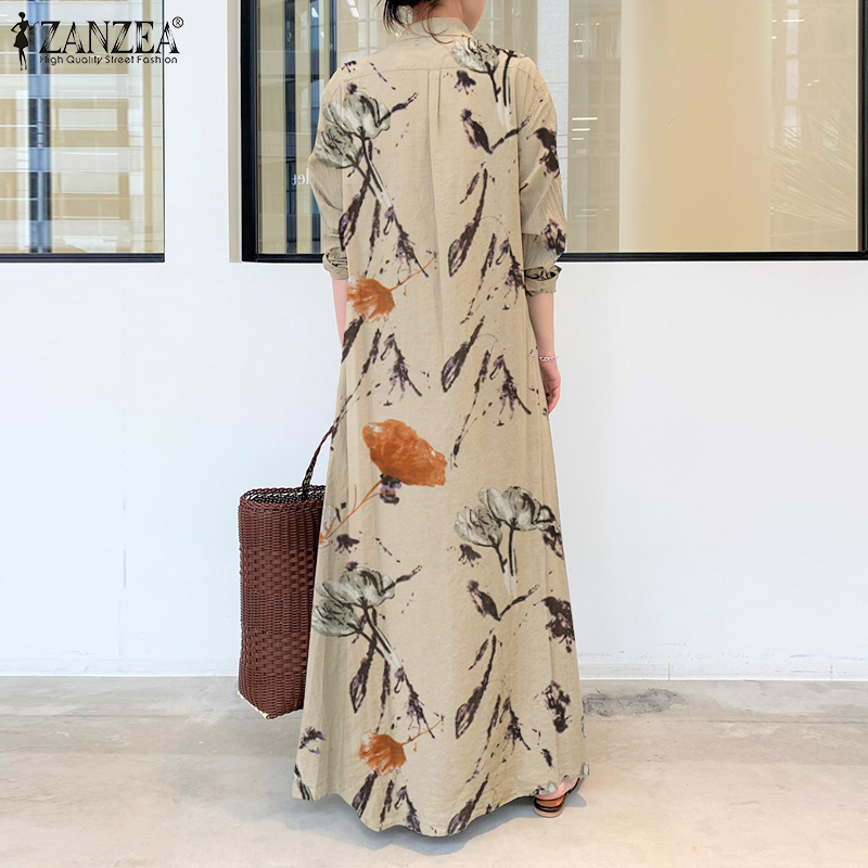 Đầm maxi ZANZEA thời trang dành cho nữ