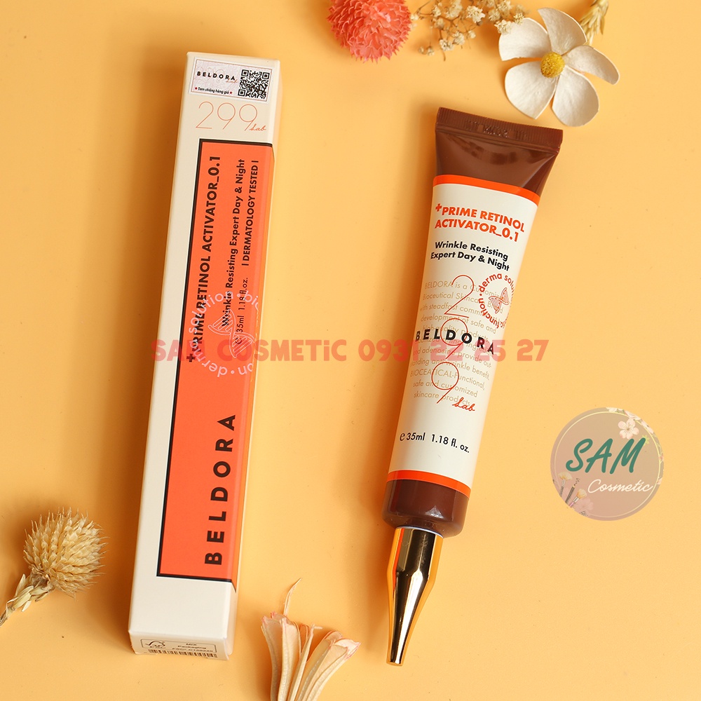 Kem Dưỡng Retinol Beldora 299 Prime Retinol Activator 35ml Giúp Trẻ Hoá, Giảm Nếp Nhăn, Căng Bóng Da.