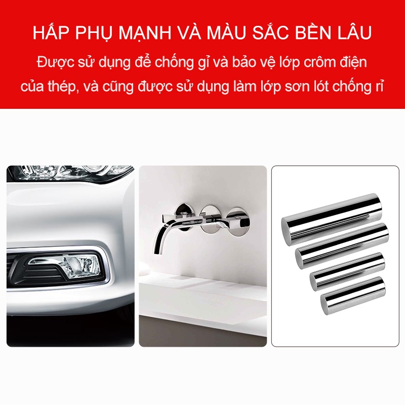 [HCM]BOTNY SƠN PHUN Kim loại mạ Bánh xe Chống gỉ Sơn phun 300ml-SK-BOTNY-11