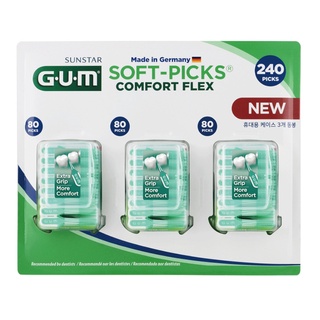 Bộ 3 miếng gảy đàn mềm mại thoải mái g.u.m 80p