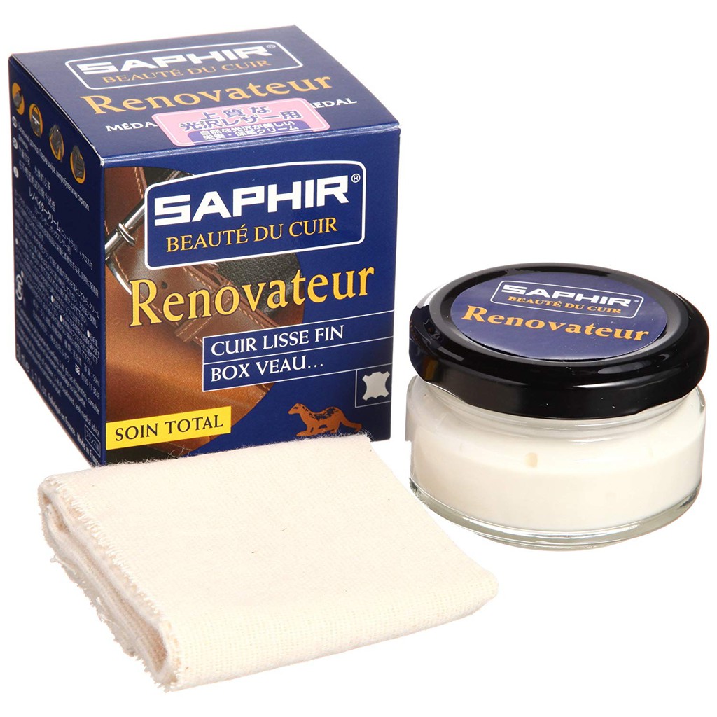 Kem dưỡng đồ da chuyên sâu Saphir BDC Pot Renovateur 50ml | Shopee Việt Nam