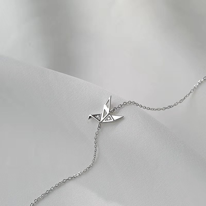 Vòng tay cần cẩu giấy sang trọng Hàn Quốc Vòng tay nữ chất lượng cao Vòng đeo tay thiết kế độc đáo